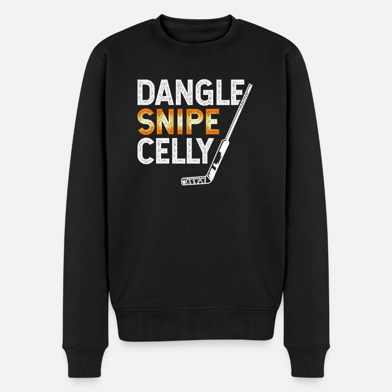Dangle Snipe Celly - Pull Premium bio Homme - noir