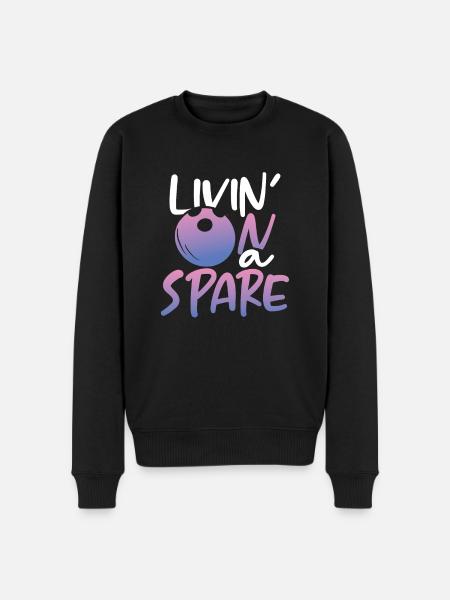 Getting by with little - Men's Premium Organic Jumper - black