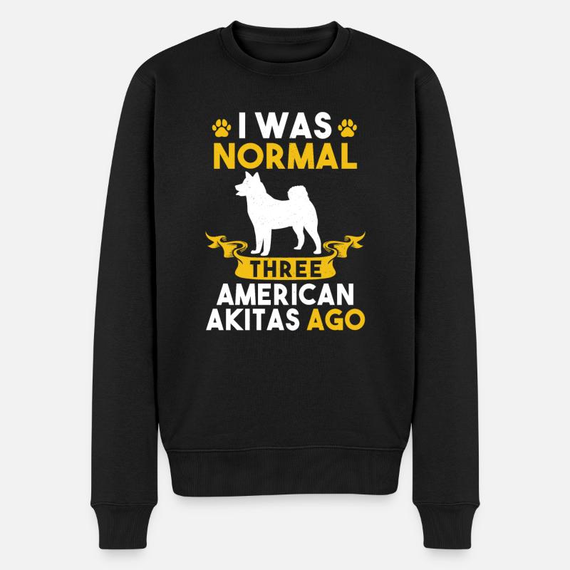 Akita Inu américain - Pull Premium bio Homme - noir