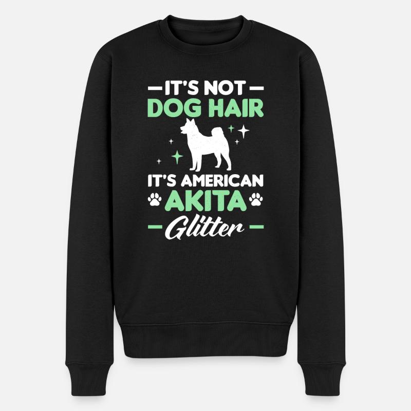 Akita Inu américain - Pull Premium bio Homme - noir
