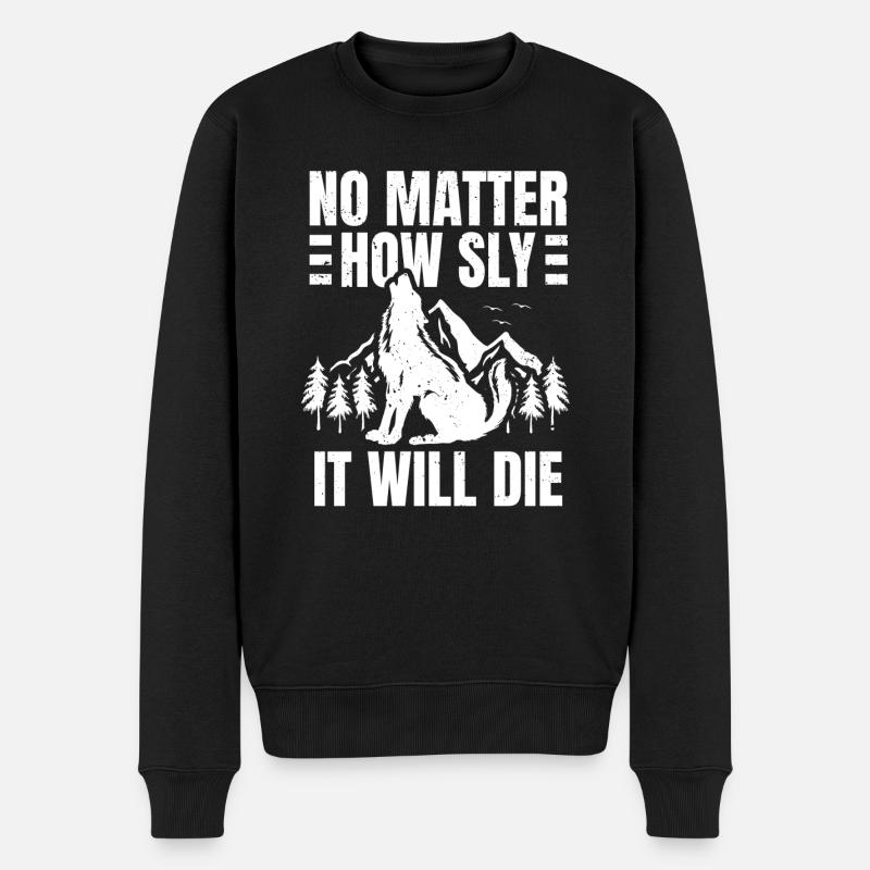 Chasseurs de coyotes - Pull Premium bio Homme - noir