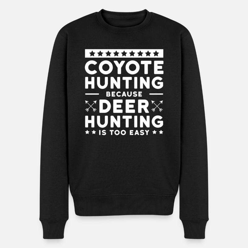 Chasseurs de coyotes - Pull Premium bio Homme - noir