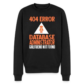 404 Erreur Base de données Admin Girlfriend Introuvable - Pull Premium bio Homme - noir - Devant - Nico (187cm)
