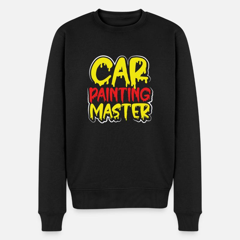 Maître peintre automobile - Pull Premium bio Homme - noir