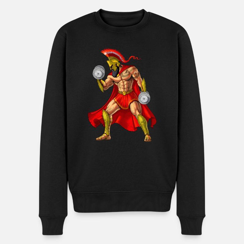 Spartan Warrior Bodybuilder - Pull Premium bio Homme - noir
