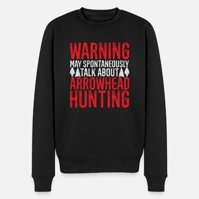 Arrowhead Hunting Arrowhead Collectionneur - Pull Premium bio Homme - noir