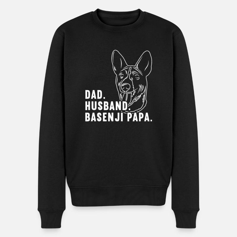 Basenji Dog Cadeau - Pull Premium bio Homme - noir