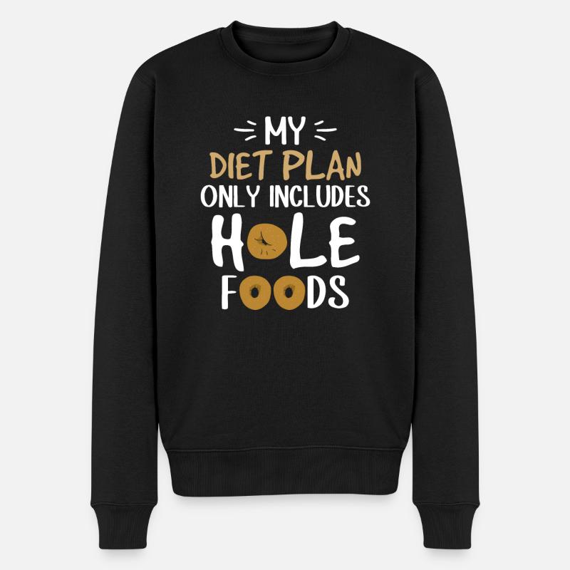 Cadeau Bagel Dicton - Pull Premium bio Homme - noir