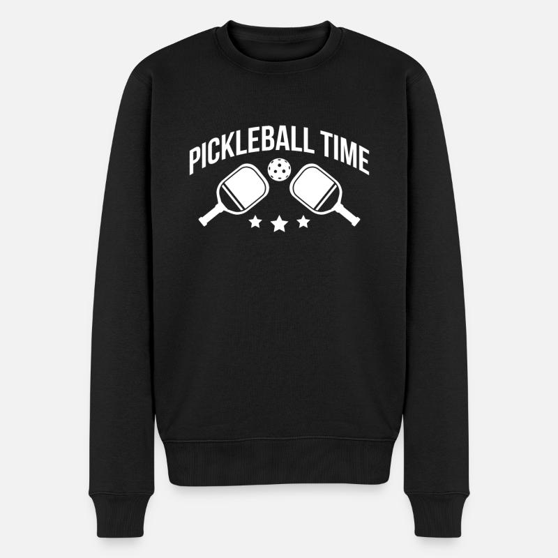 Pickleball Time Cadeau - Pull Premium bio Homme - noir