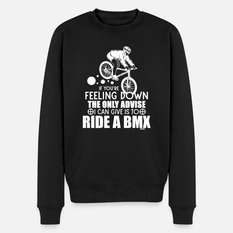 Le BMX - Pull Premium bio Homme - noir