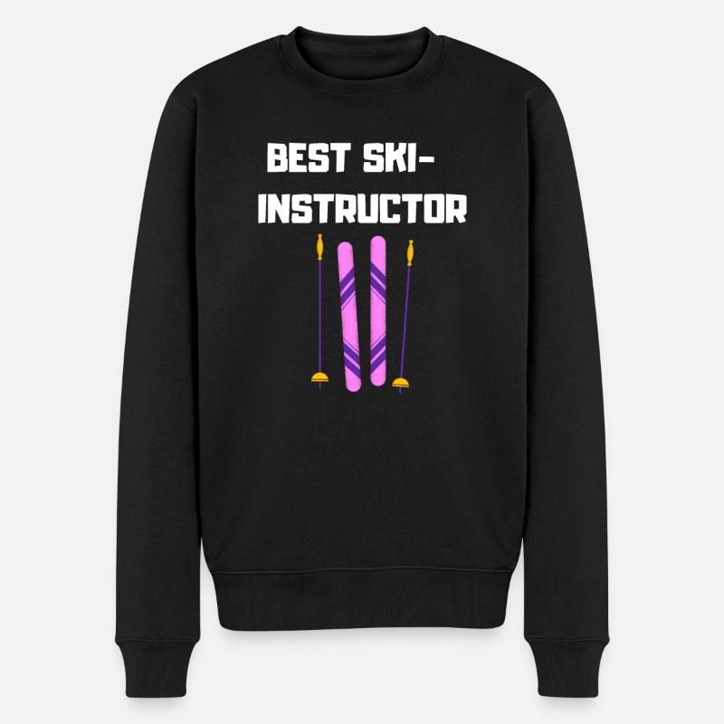 Best Ski Instructor - Men's Premium Organic Jumper - black