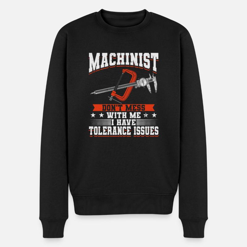 Machines de machiniste - Pull Premium bio Homme - noir