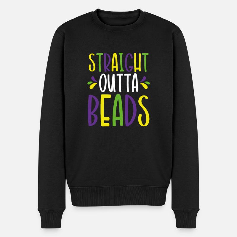 Directement à partir de perles - Pull Premium bio Homme - noir