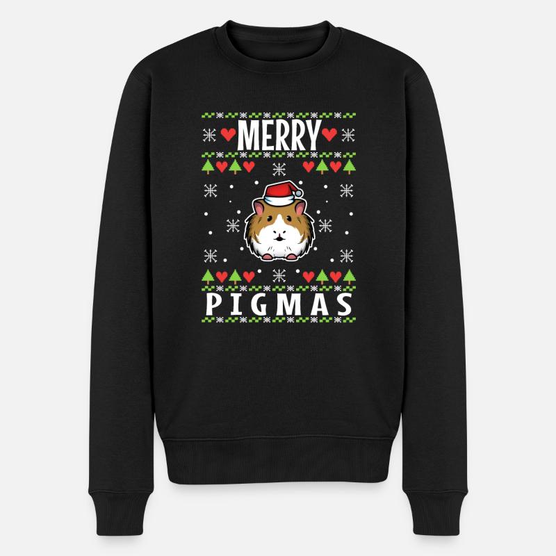 Merry Pigmas - Pull Premium bio Homme - noir