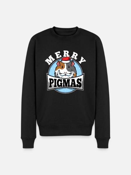 Joyeux Pigmas - Pull Premium bio Homme - noir