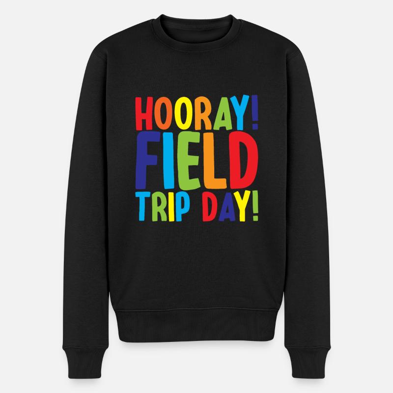 Hourra, journée d’excursion ! 3 - Pull Premium bio Homme - noir