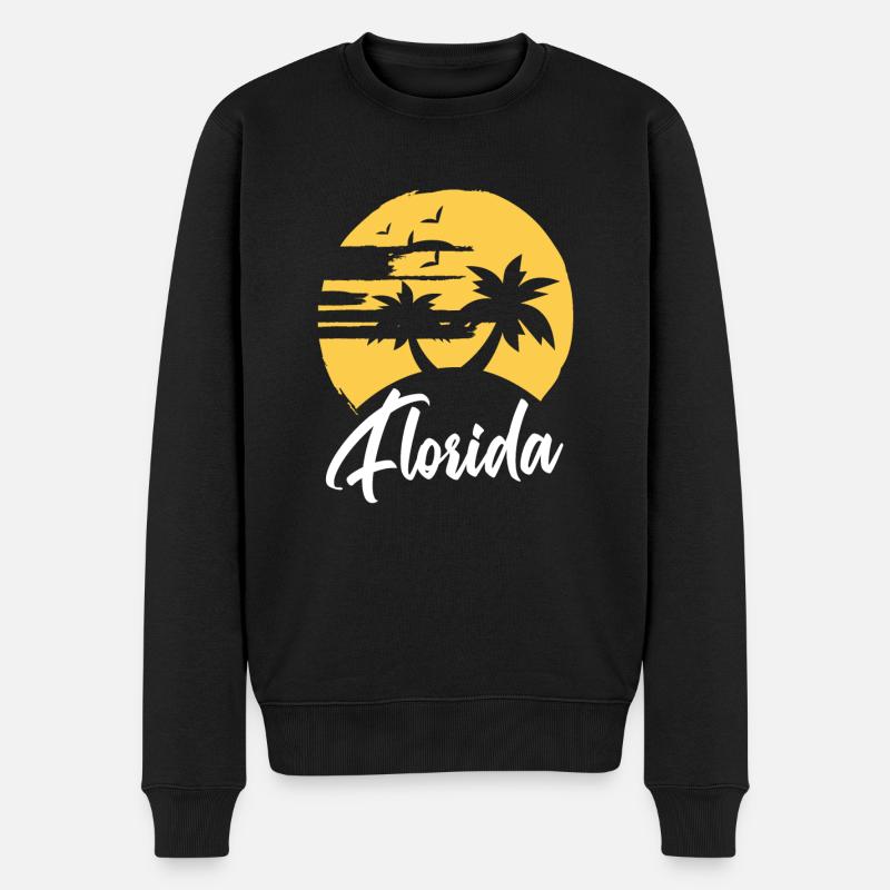 Floride - Pull Premium bio Homme - noir