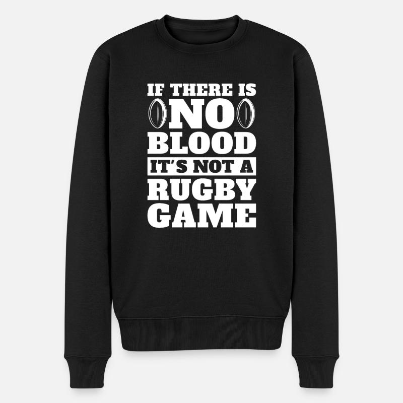 Rugby - Pull Premium bio Homme - noir