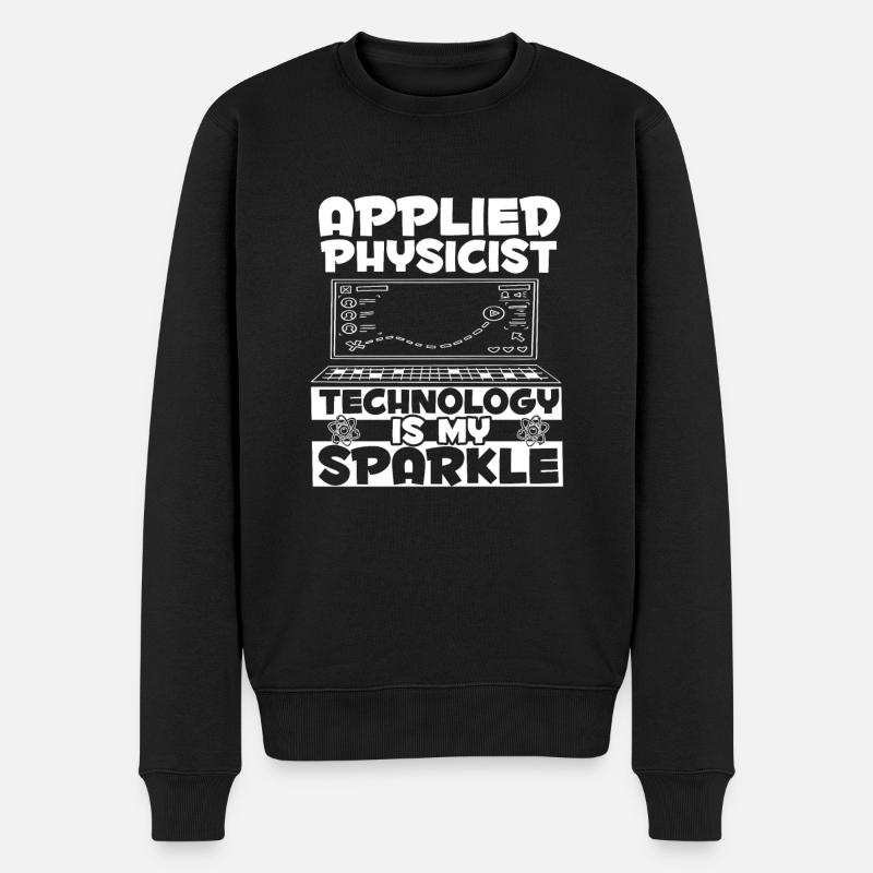 Physique Phyiker Physique appliquée - Pull Premium bio Homme - noir