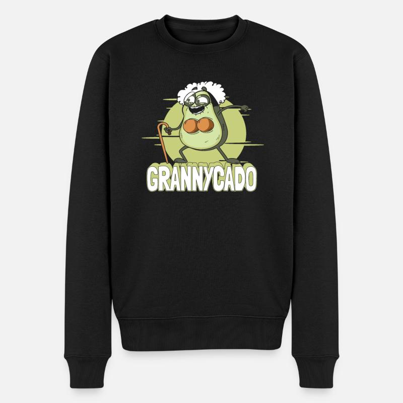 Großmutter Oma Omi - Männer Premium Bio Pullover - Schwarz
