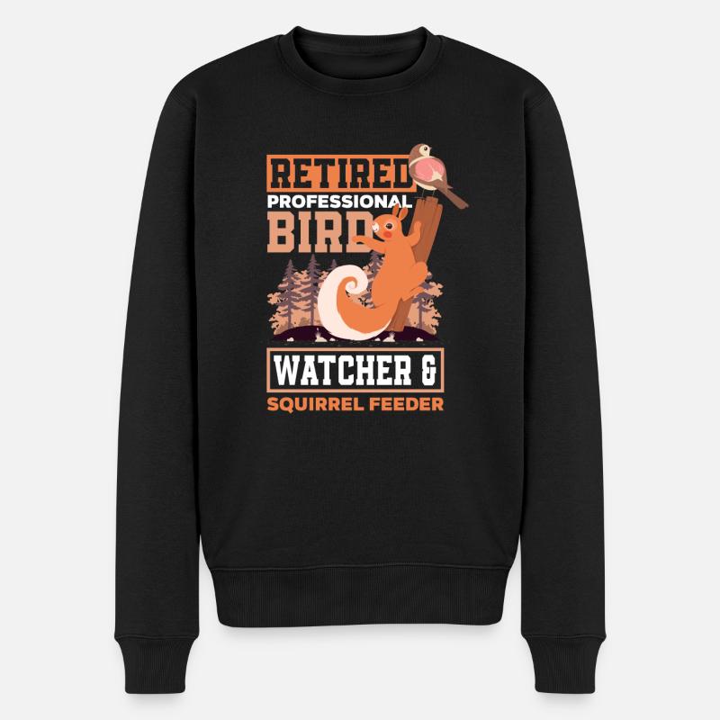 Écureuil - Pull Premium bio Homme - noir