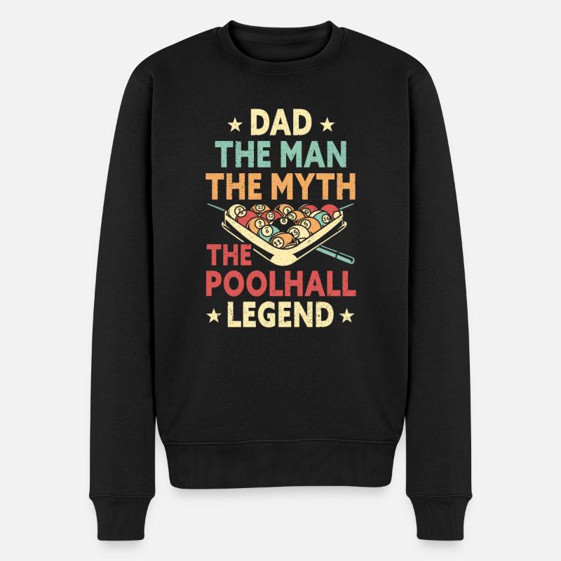 Billard billard billard - Pull Premium bio Homme - noir