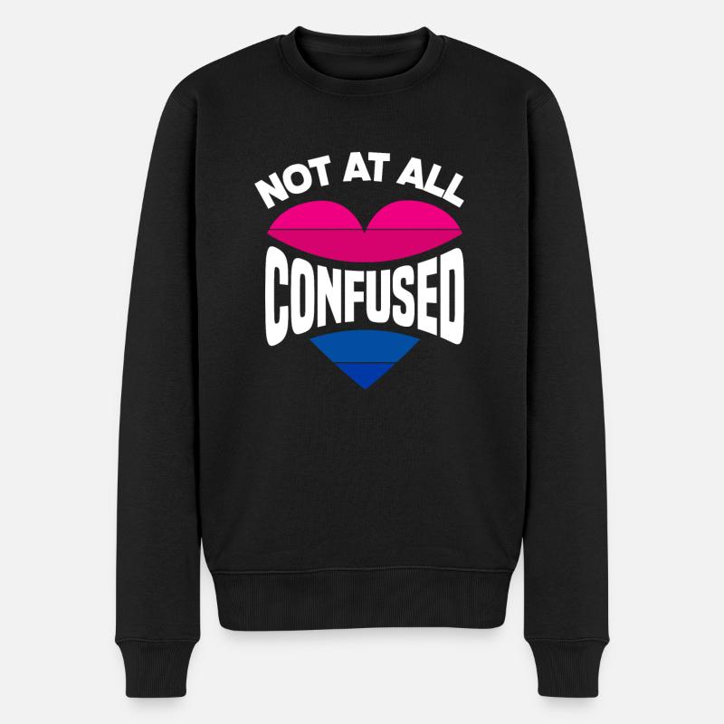 Bisexuel LGBTQ+ Bi LGBTQ - Pull Premium bio Homme - noir