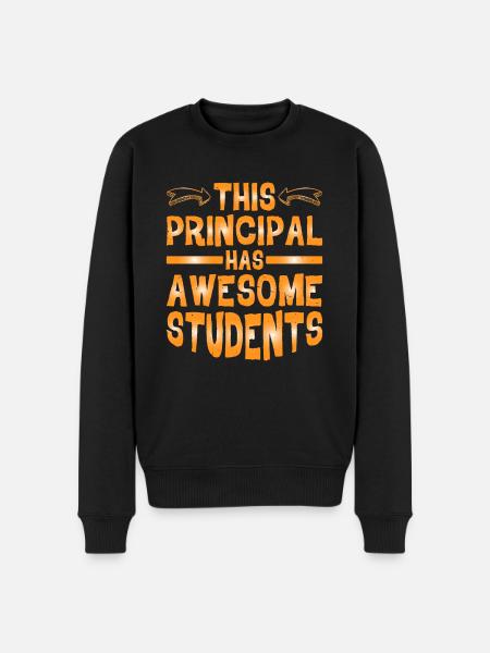 This Principal Has Awesome Students - Men's Premium Organic Jumper - black