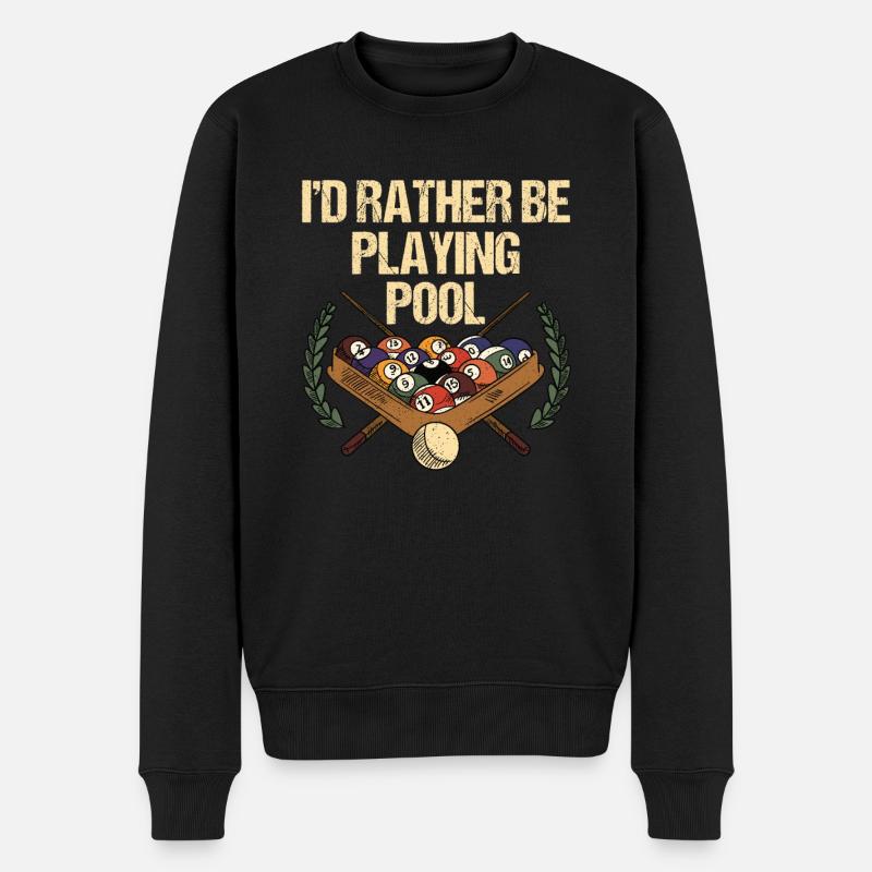 Billard billard billard - Pull Premium bio Homme - noir