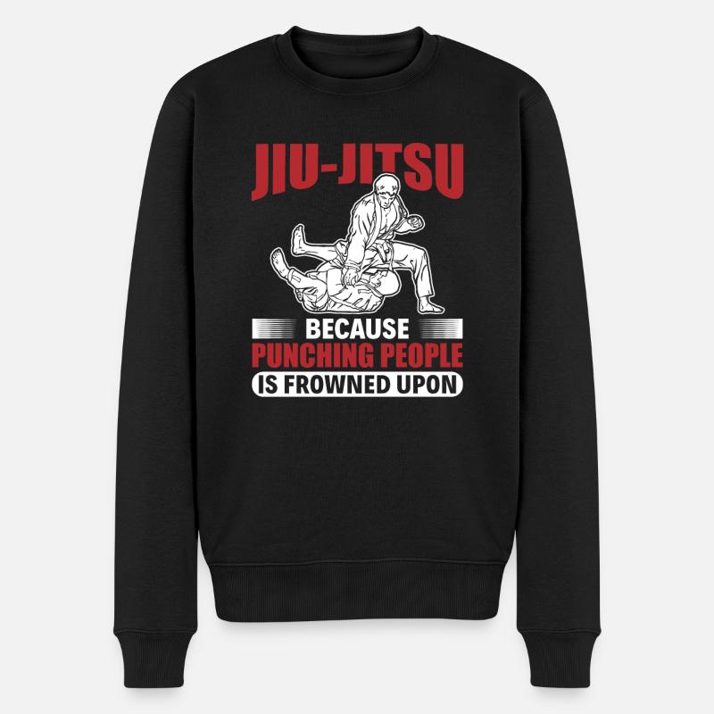 BJJ Jiu-Jitsu Brésilien - Pull Premium bio Homme - noir