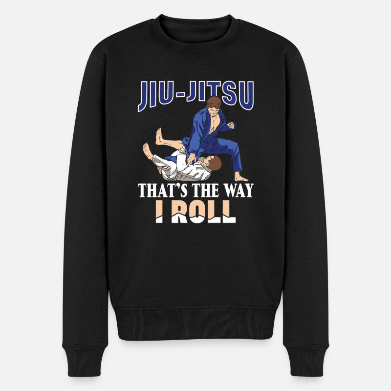 BJJ Jiu-Jitsu Brésilien - Pull Premium bio Homme - noir
