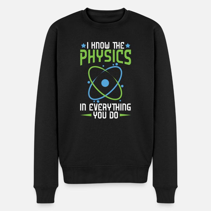 Physique Phyiker Physique appliquée - Pull Premium bio Homme - noir