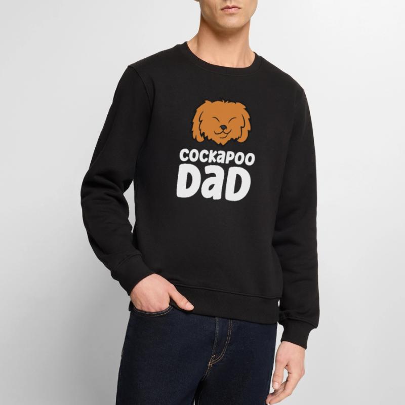 Cockapoo Dog Papa Cockapoo Dad Men's Premium Organic Jumper