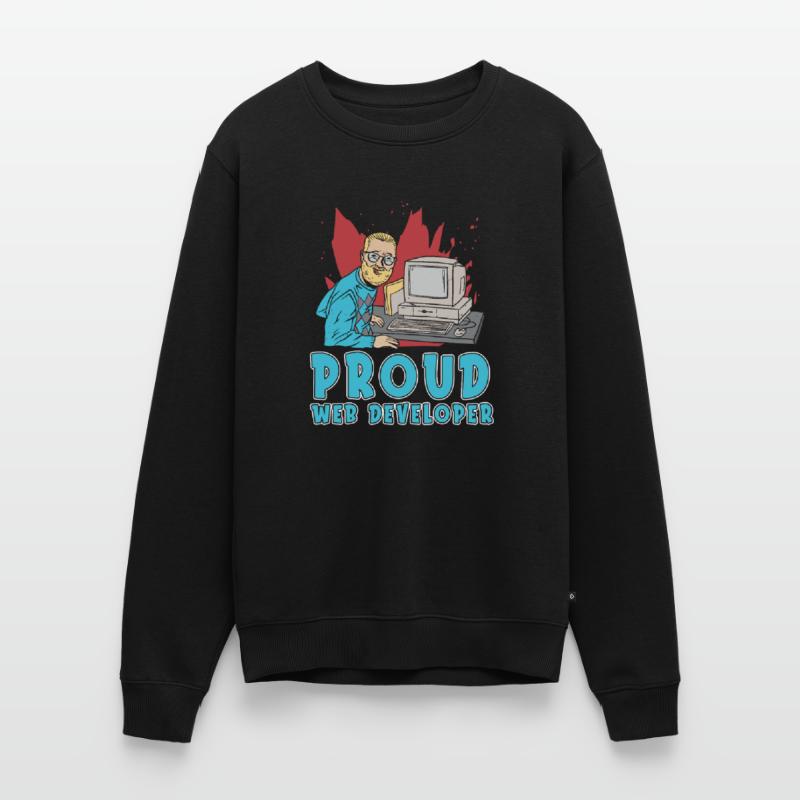 Web Developer Web Developer Web Developer Men's Premium Organic Jumper