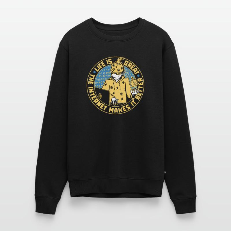 Web Developer Web Developer Web Developer Men's Premium Organic Jumper