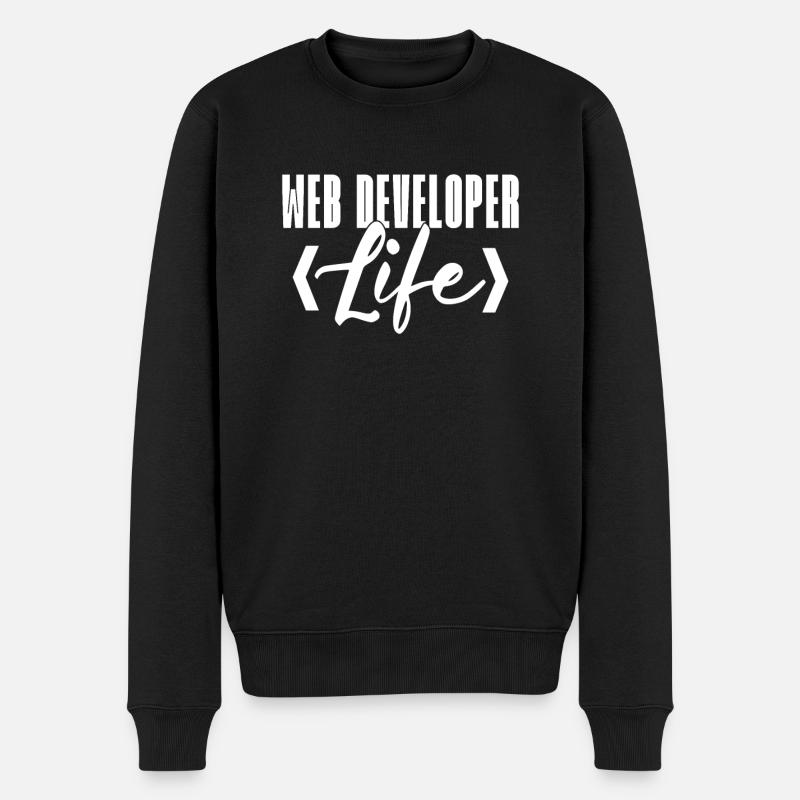 Web Developer Webdeveloper Web Developer - Men's Premium Organic Jumper - black