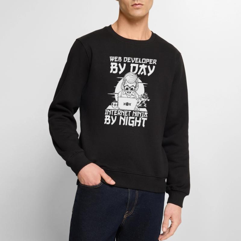 Web Developer Web Developer Web Developer Men's Premium Organic Jumper