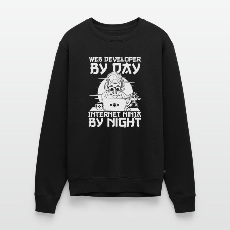 Web Developer Web Developer Web Developer Men's Premium Organic Jumper