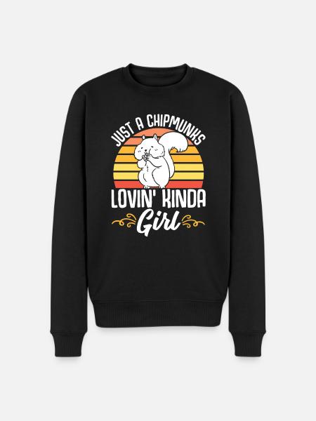Cadeau de rongeur chipmunk - Pull Premium bio Homme - noir