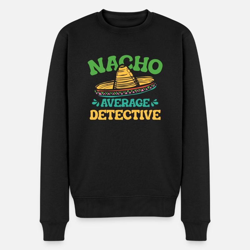 Nacho Détective - Pull Premium bio Homme - noir
