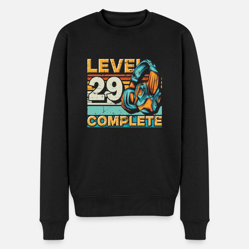 Gaming Birthday Level 29 Complete pour les joueurs. - Pull Premium bio Homme - noir