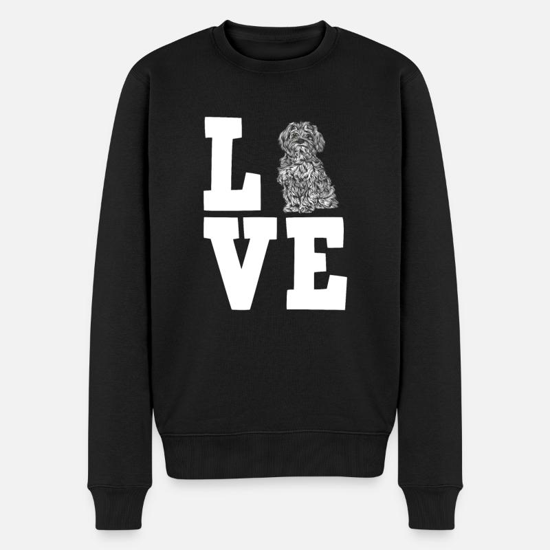 Bolonka Zwetna Geschenk Hunde - Männer Premium Bio Pullover - Schwarz