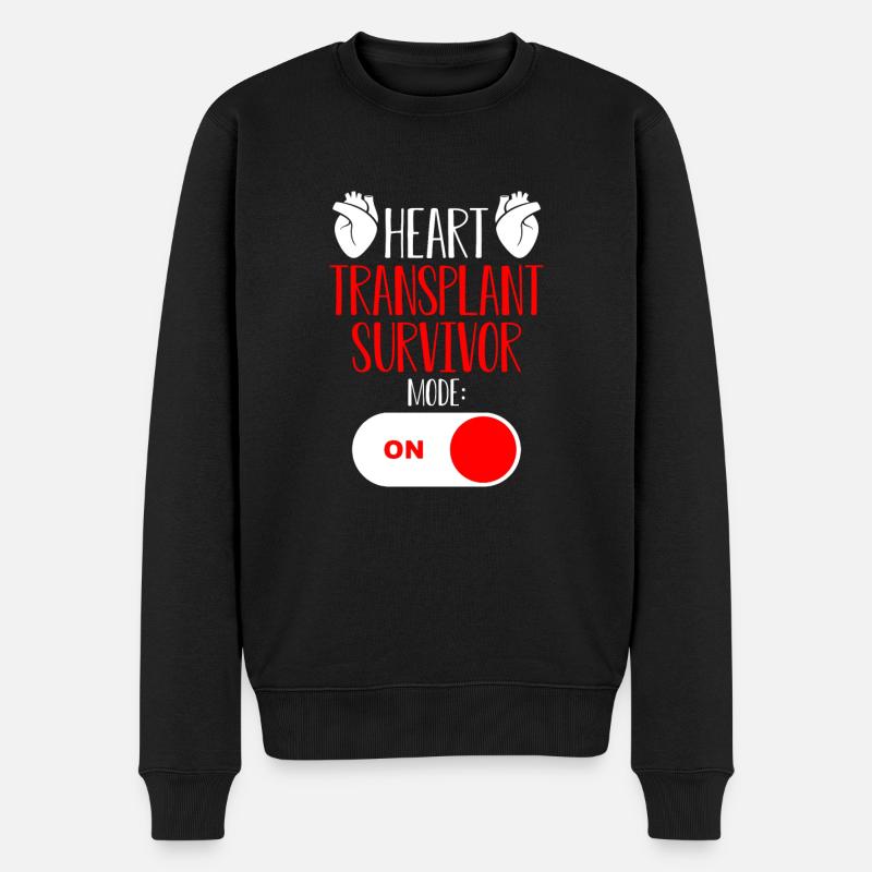 Chirurgie à cœur ouvert - Pull Premium bio Homme - noir