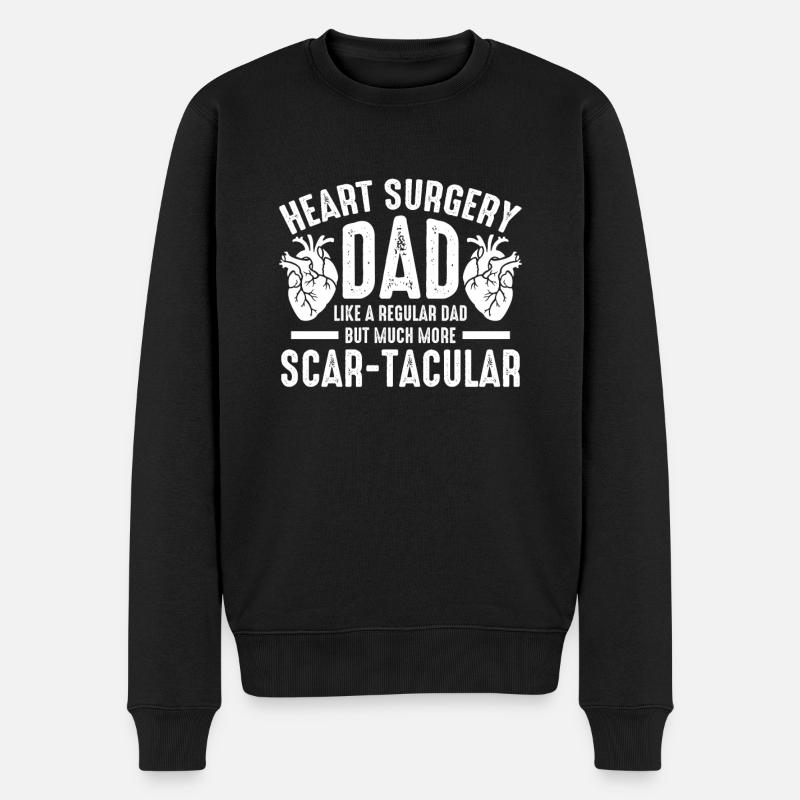 Chirurgie à cœur ouvert - Pull Premium bio Homme - noir