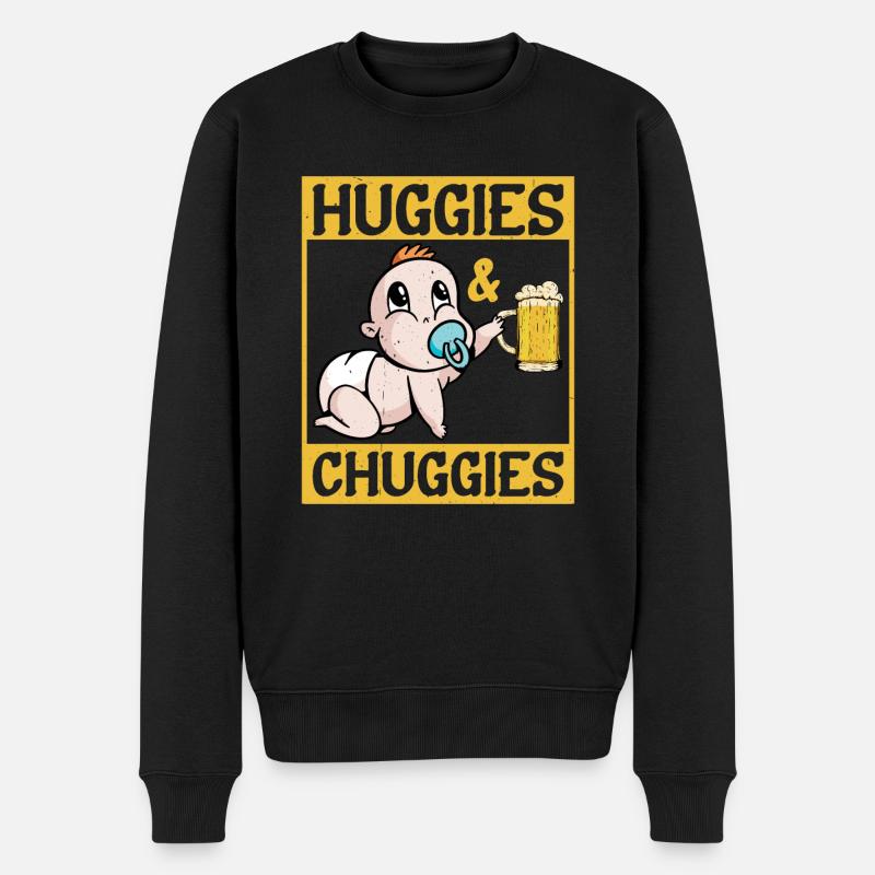 Huggies et Chuggies 20 - Pull Premium bio Homme - noir