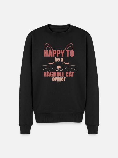 Ragdoll Cat Cat Lovers Kittens - Men's Premium Organic Jumper - black