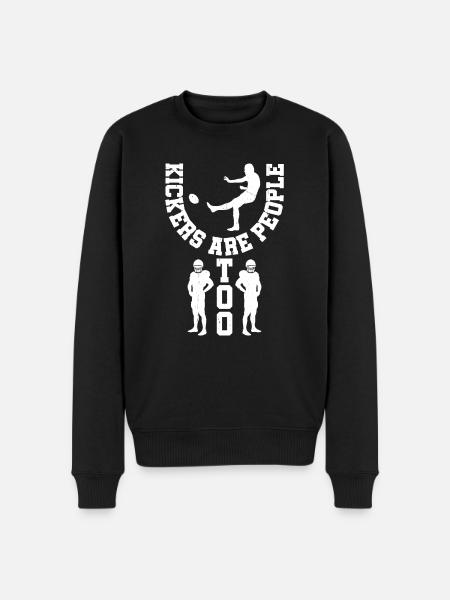 Kickers Are People Too 18 - Men's Premium Organic Jumper - black