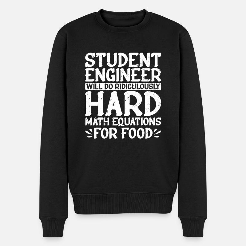 Fera des équations mathématiques ridiculement difficiles pour la nourriture2 - Pull Premium bio Homme - noir