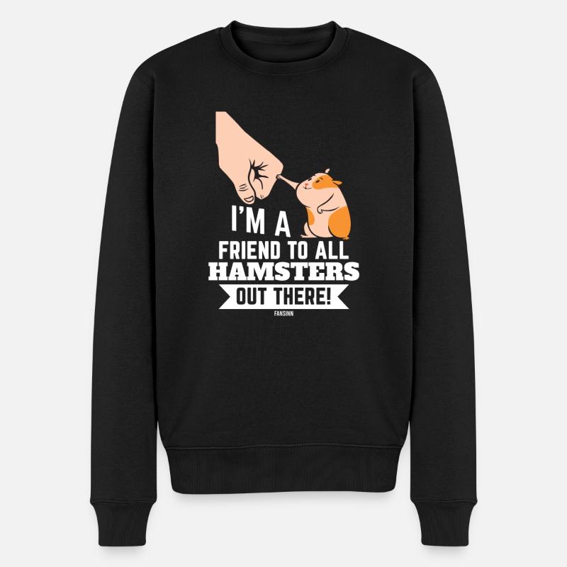 Hamster - Pull Premium bio Homme - noir