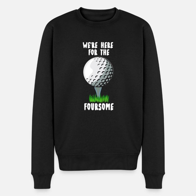Golf Golf Golfeur Drôle - Pull Premium bio Homme - noir